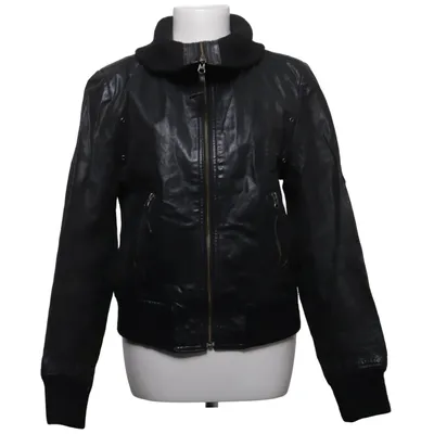Leren jack (Zwart) van Kaos by Auluna Leer, Polyester