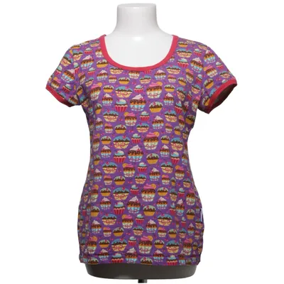 T-shirt (Lila, Flerfärgad) från Babauba Bomull, Elastan, Polyester