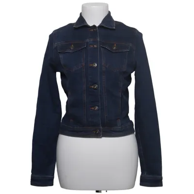 Spijkerjas (Blauw) van Bershka Denim Collection Katoen, Elastaan