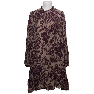 Dress (Purple, Beige) from Hallhuber Donna Silk, Viscose