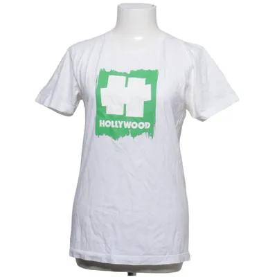T-shirt (Vit, Grön) från Hollywood Bomull