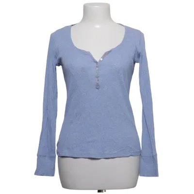 Henley T-shirt (Blå) fra L.O.G.G by H&M Bomuld, Elastan