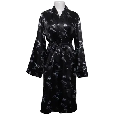 Ochtendjas (Zwart, Wit) van Nicks World Polyester