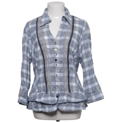 Blus (Blå, Vit, Grå) från Gracia Bomull, Elastan, Polyester