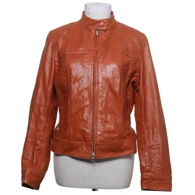 Leren jack (Oranje) van Gipsy Leer, Polyester