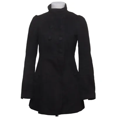 Coat (Black) from Divided by H&M Cotton, Polyester
