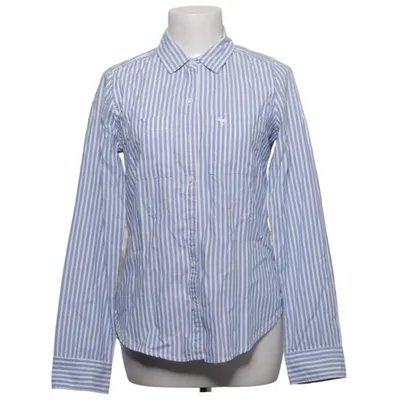 Shirt (Blauw, Wit) van Abercrombie & Fitch Katoen