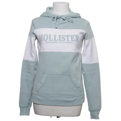 Kapuzenpullover (Grün, Weiß) von Hollister Baumwolle, Polyester