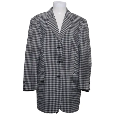 Blazer (Zwart, Wit) van Canda Elastaan, Polyester, Wol