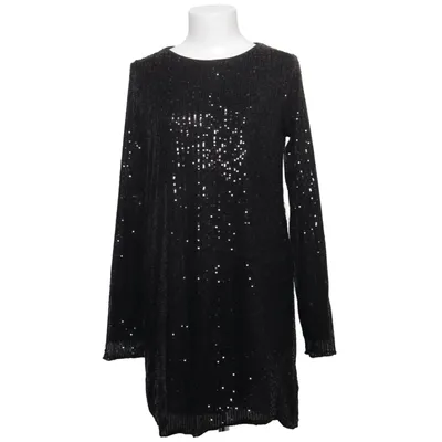 Cocktailkjole (Sort, Sølv) fra Lindex Kids Elastan, Polyester