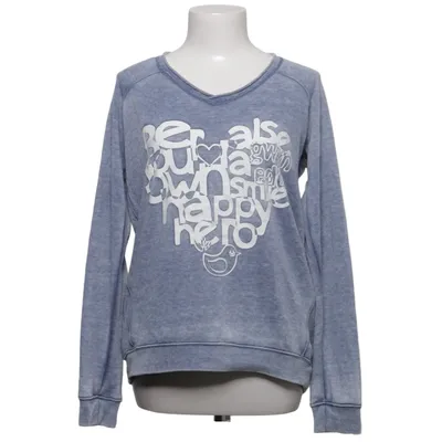 Sweatshirt (Bleu) de Gwynedds Coton, Polyester