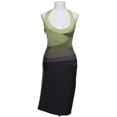 Robe dos-nu (Vert, Gris, Multicolore) de Hervé Léger Élasthane, Polyamide, Viscose