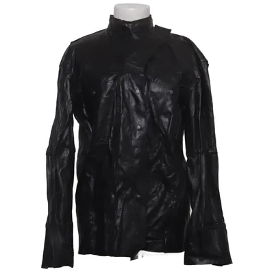 Leren jack (Zwart) van H&M Leer