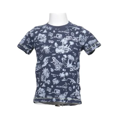 T-shirt (Blå, Hvid, Flerfarvet) fra Name It Bomuld, Genanvendt polyester
