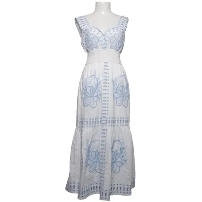 Maxikleid (Weiß, Blau) von Rails Baumwolle, Polyester