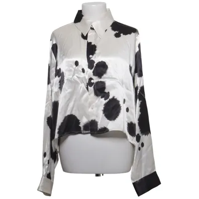 Shirt (Black, White) from Weekday Viscose