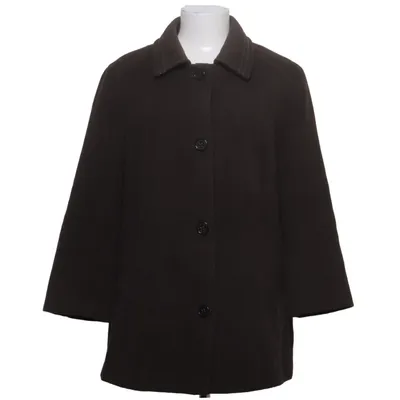Coat (Brown) from Barbara Lebek Polyamide, Polyester, Wool