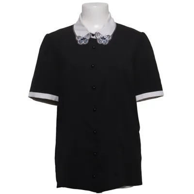 Kortærmet skjorte (Sort, Hvid) fra Hell Bunny Polyester