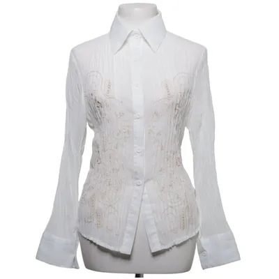 Shirt (White) from Louise FD Polyester, Silk