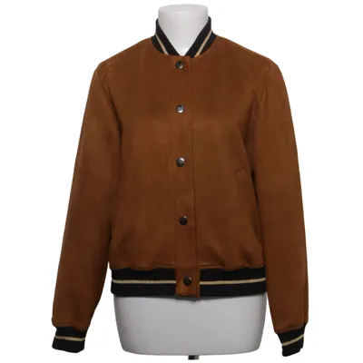 Veste universitaire (Marron) de Zara Basic Élasthane, Polyester