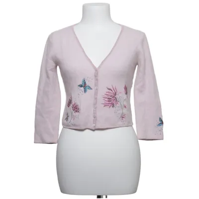 Cardigan (Pink) from Karen Millen Acetate, Acrylic, Angora, Cotton, Polyamide, Viscose