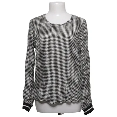 Blouse (Zwart, Wit) van Set Zijde, Viscose