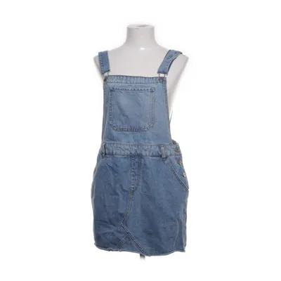 Hängselklänning (Blå) från Twintip Bomull