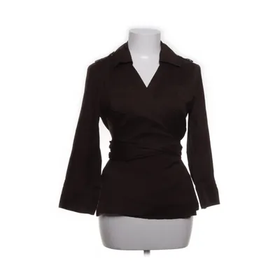 Blouse portefeuille (Marron) de Banana Republic Coton, Élasthane, Nylon