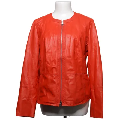 Läderjacka (Röd) från Gerry Weber Collection Skinn, Polyester, Viskos