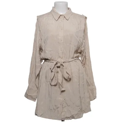 Robe chemise (Beige) de Dilvin Basic Lyocell, Polyester, Viscose, Laine