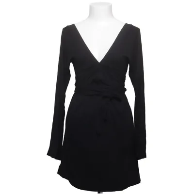 Wrap dress (Black) from Duesenberg Elastane, Viscose