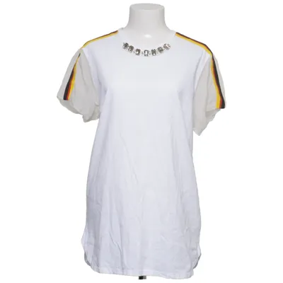 T-shirt (Blanc, Multicolore) de Schumacher Coton, Soie