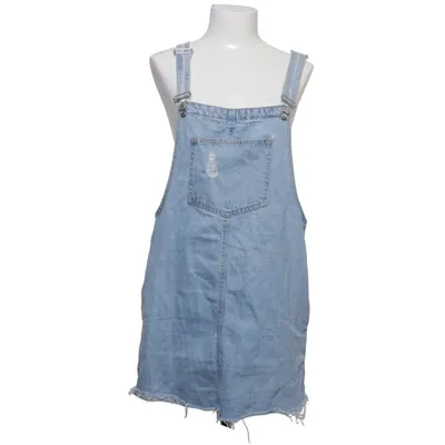 Hängselklänning (Blå) från Pull & Bear Bomull