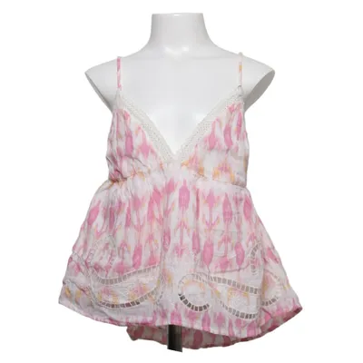 Tank Top (Pink, White, Yellow) from Gina Tricot Cotton