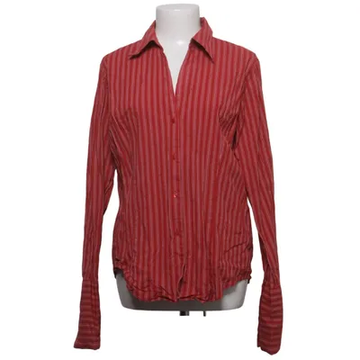 Shirt (Rood, Wit) van Time Katoen, Elastaan