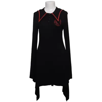 Robe (Noir, Rouge) de Killstar Élasthane, Viscose
