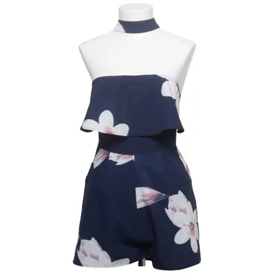 Byxdress (Blå, Flerfärgad) från Yoins