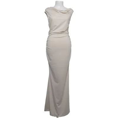 Maxikjole (Beige) fra Shein Elastan, Polyester
