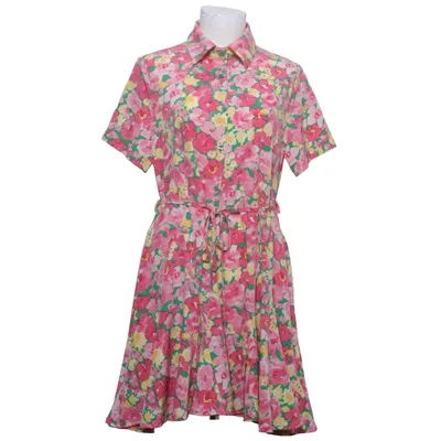 Skjortklänning (Rosa, Gul, Grön, Flerfärgad) från JS Millenium Polyester