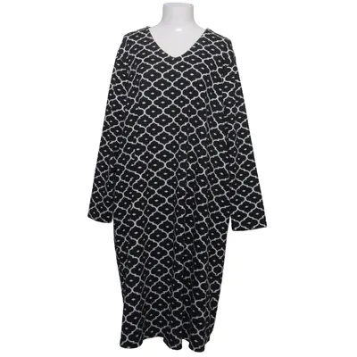Robe (Noir, Blanc) de Thea Élasthane, Polyester, Viscose