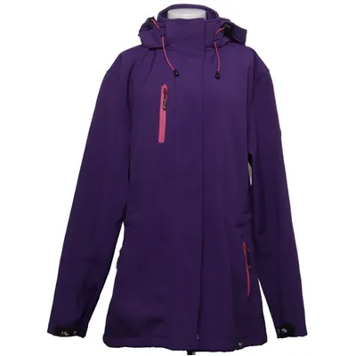 Softshelljacke (Lila) von Rock Creek Elasthan, Polyester