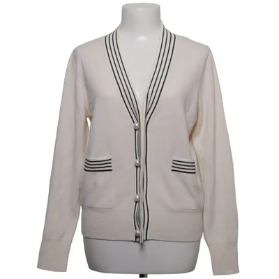 Cardigan (Beige, Zwart) van Sandro Kasjmier, Elastaan, Polyamide, Viscose, Wol