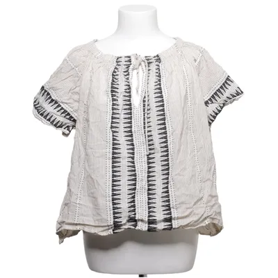 Topp (Beige, Svart) från Indiska Ekologisk bomull, Viskos