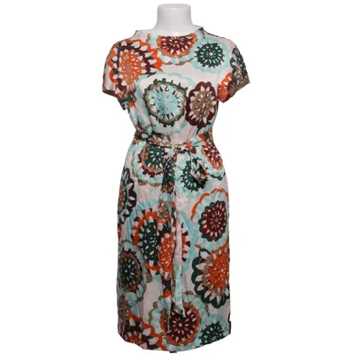 Dress (White, Multicolored) from Escada Silk