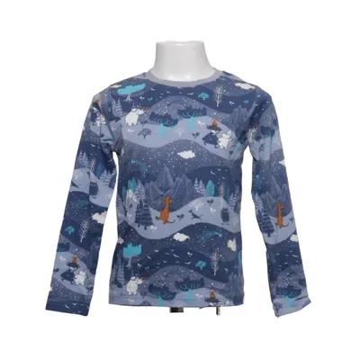 Langærmet t-shirt (Blå, Flerfarvet) fra Moomin