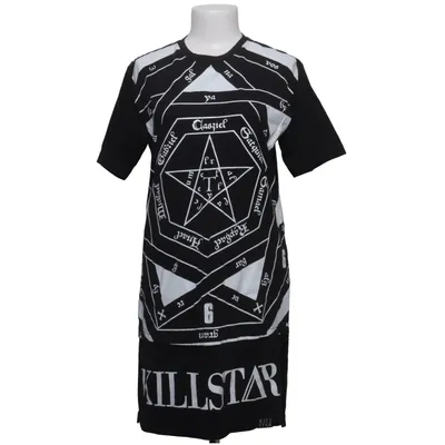 Jurk (Zwart, Wit) van Killstar Katoen