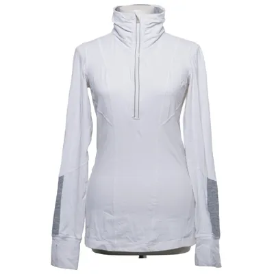 Cykeltrøje (Hvid, Grå) fra Lululemon Athletica Elastan, Polyamid