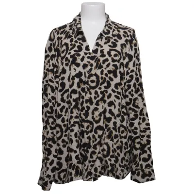Bluse (Beige, Sort, Brun) fra Happy Holly Viscose