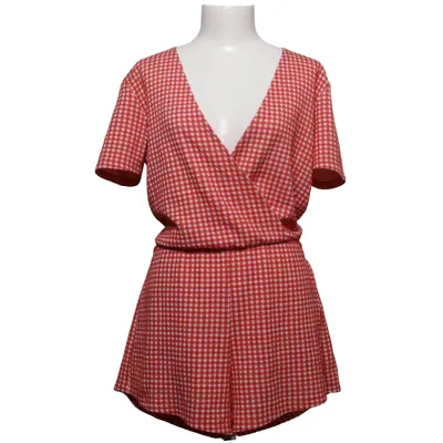 Jumpsuit (Rood, Wit) van Zara Trafaluc Polyester, Viscose