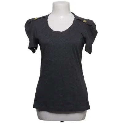 T-shirt (Gray) from Mango Basics Cotton